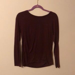 Plain Burgundy Long Sleeve
